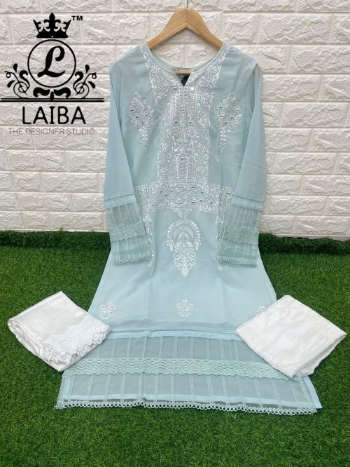 Laiba The Designer Studio Am 139 Fancy Designer Festive Wear Ready Made SUit Collection